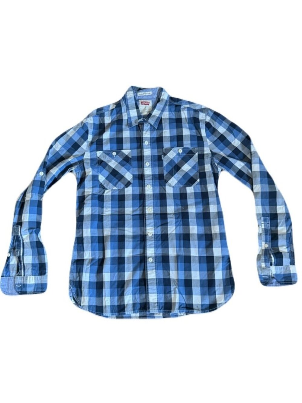 Levis Medium Multi Color Check Western Shirt